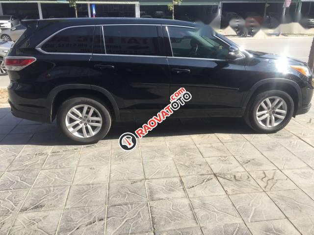 Bán xe Toyota Highlander LE 2.7 đời 2014, màu đen, nhập khẩu -0