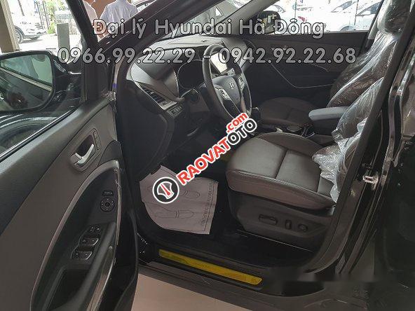 Bán ô tô Hyundai Santa Fe đời 2017, màu đen, nhập khẩu nguyên chiếc-22