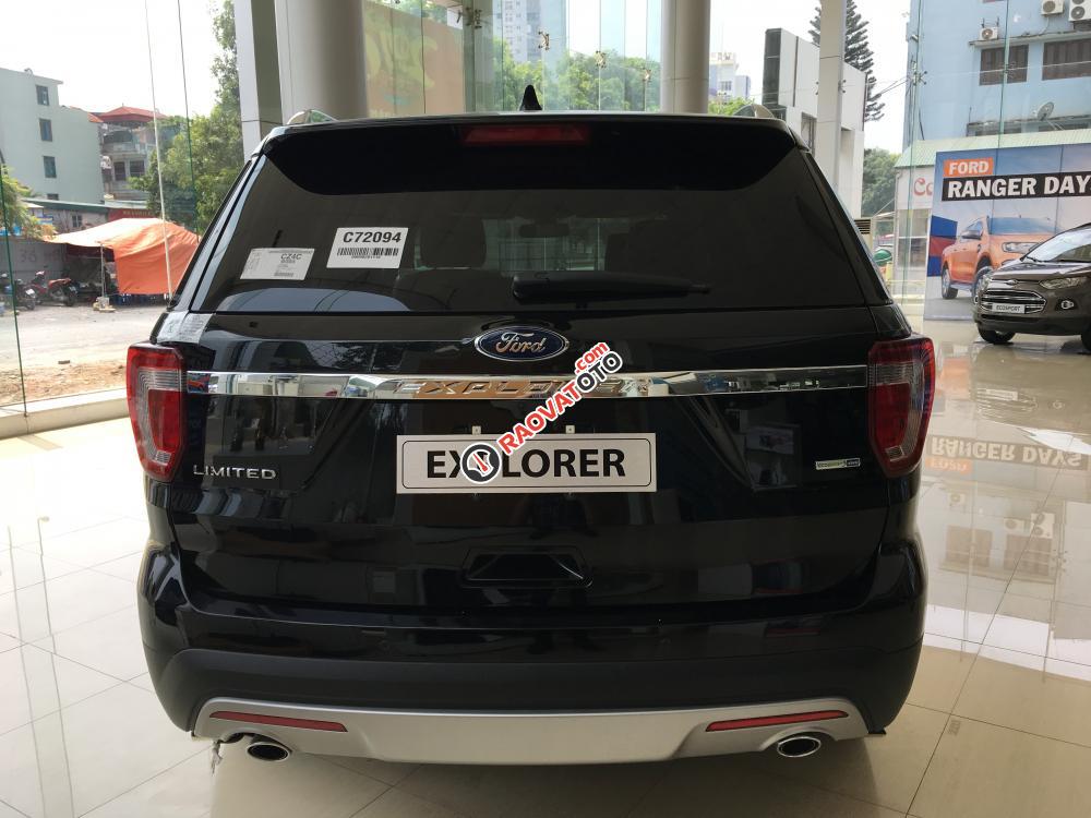 Bán Ford Explorer 2.3L Ecoboost Limited 2017, màu đen, trả góp 90% giao xe ngay-5