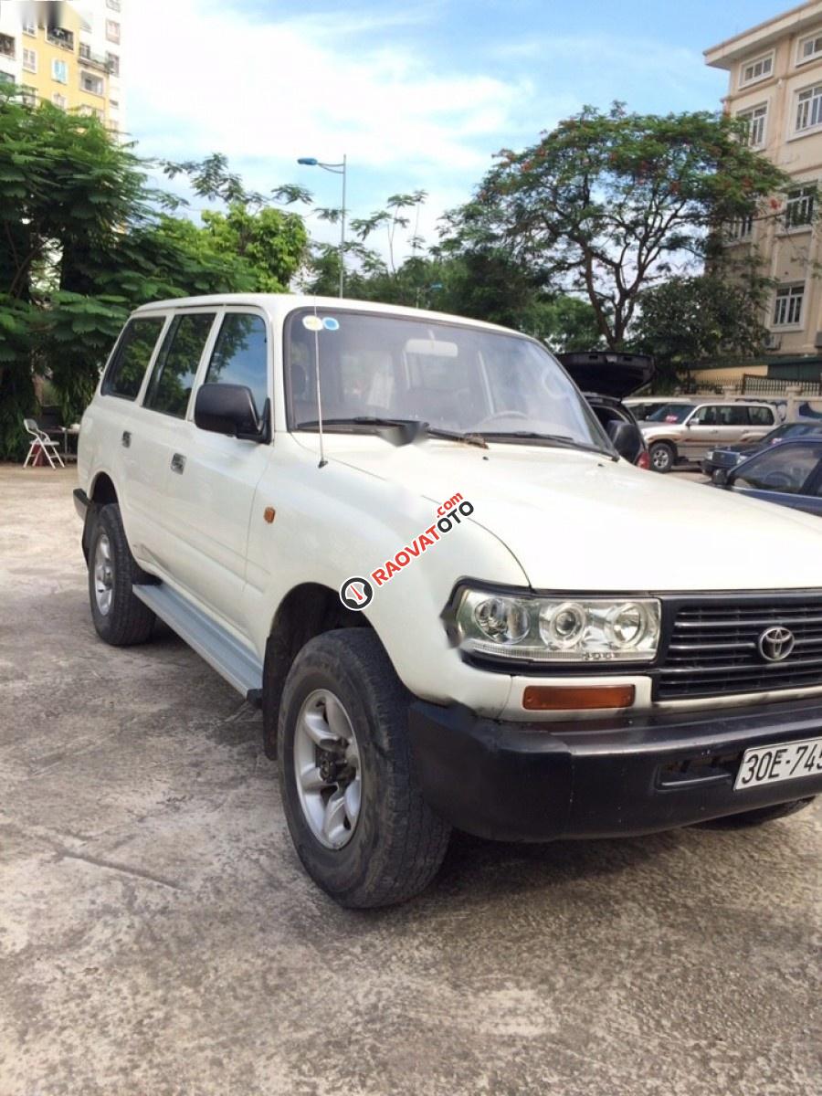 Cần bán Toyota Land Cruiser 4.5 MT 1995, màu trắng, nhập khẩu, 155tr-8