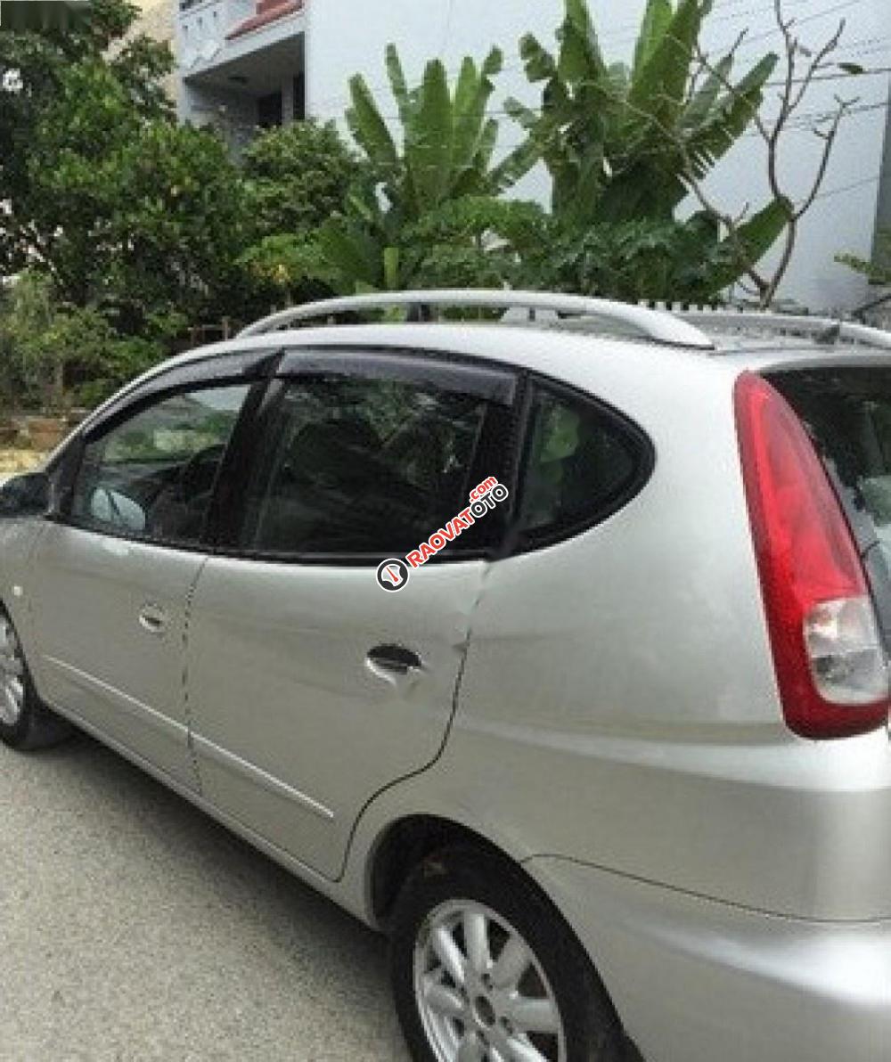 Bán Chevrolet Vivant CDX AT 2009, màu bạc -2