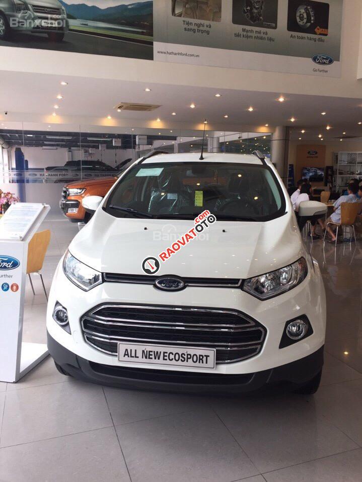 Cần bán xe Ford EcoSport Titanium 1.5 AT 2017, màu trắng, giao ngay, hỗ trợ trả góp 80% giá trị xe-3