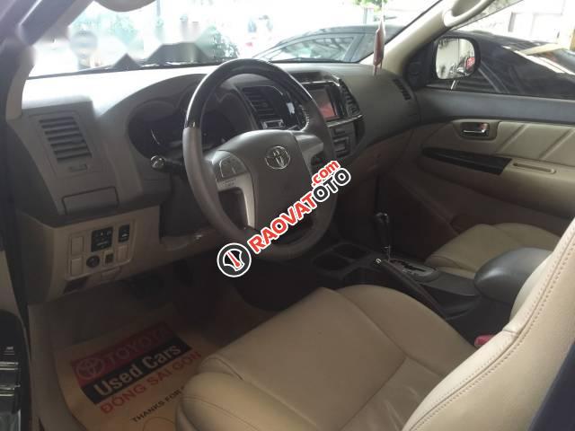 Bán Toyota Fortuner 2.7V 4x2 đời 2013, màu xám -2