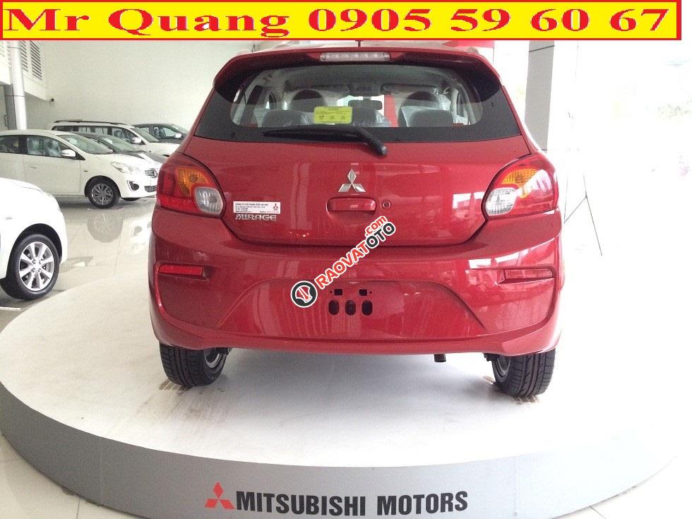 Bán Mitsubishi Mirage năm 2017, màu đỏ, nhập khẩu, giá tốt tại Quảng Nam, số tự động, xe có sẵn giao ngay-3