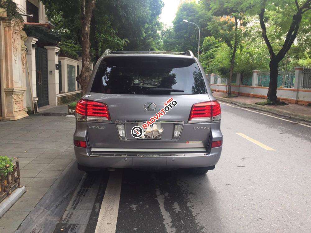 Bán xe Lexus LX 570 sản xuất 2008, màu xám, nhập khẩu số tự động-3