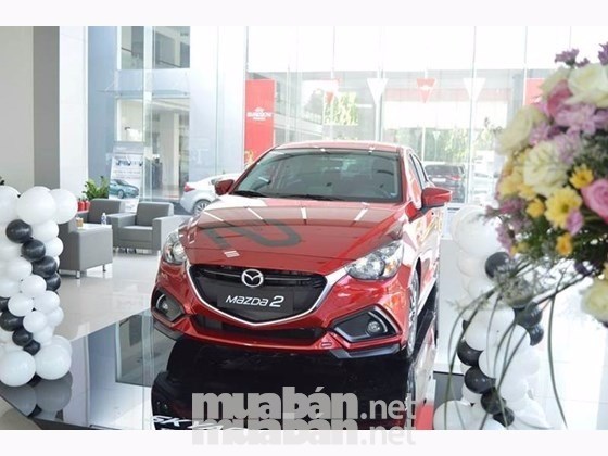 Bán Mazda 2 đời 2017, màu đỏ, nhập khẩu nguyên chiếc, giá cạnh tranh-0