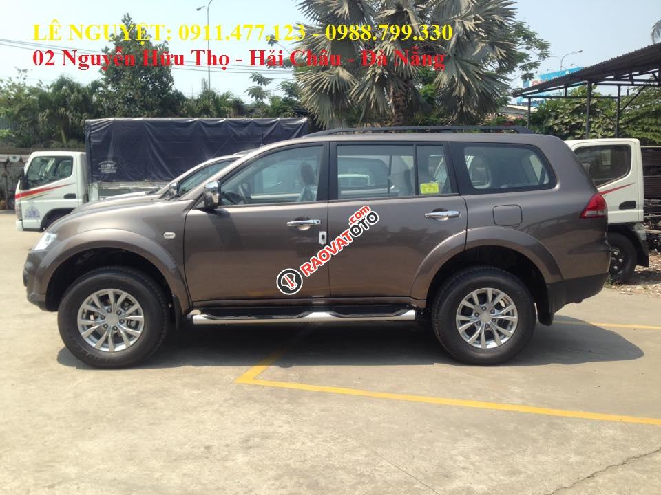 Mitsubishi Pajero Sport màu nâu, xe 7 chỗ, hỗ trợ trả góp, LH Lê Nguyệt: 0911.477.123 - 0988.799.330-5