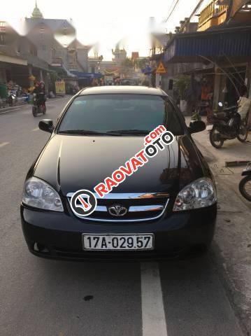 Bán ô tô Daewoo Lacetti đời 2008, màu đen -1