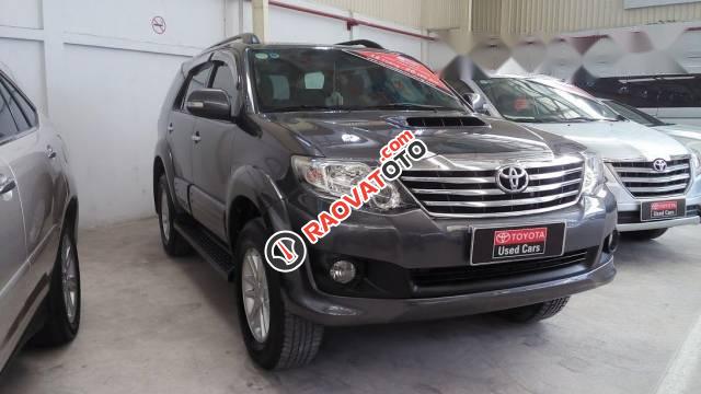 Bán xe Toyota Fortuner đời 2014, màu xám -1