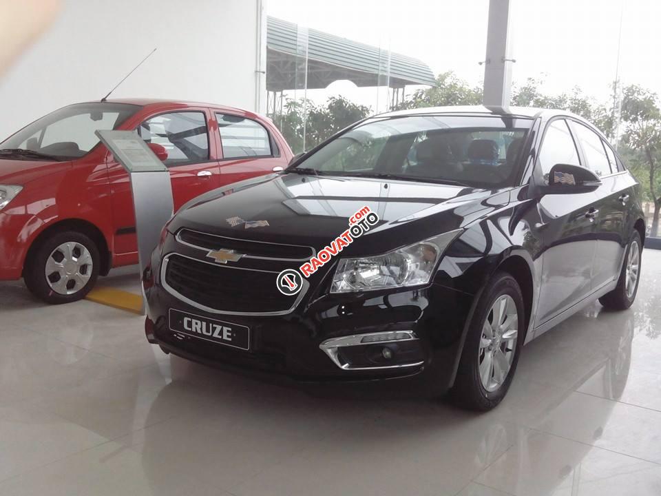 Chevrolet Cruze LT 1.6L màu đen, mua xe trả góp, lãi suất ưu đãi- LH: 090.102.7102 Huyền Chevrolet-2