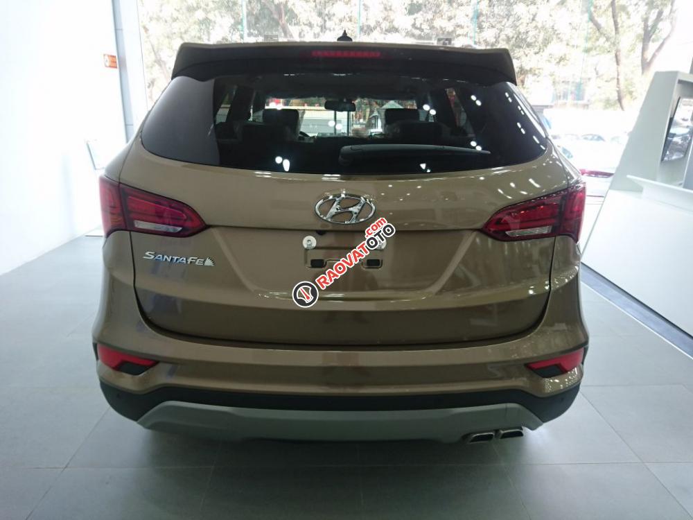 Hyundai Santa Fe máy xăng SX 2018 màu nâu vàng các phiên bản, khuyến mãi lớn, cam kết giá tốt nhất thị trường-9