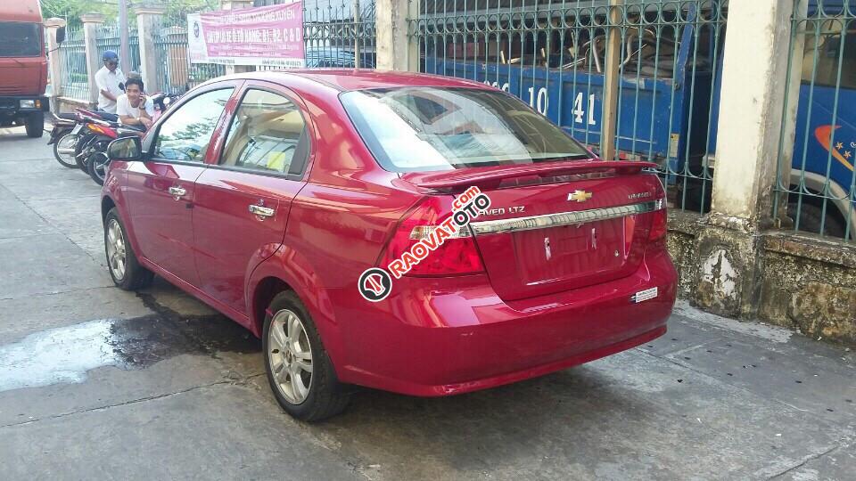 Bán xe Chevrolet Aveo LT màu đỏ, trả góp ngân hàng- LH: 090.102.7102-2