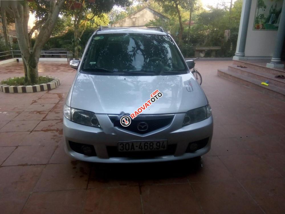 Bán xe Mazda Premacy 1.8AT đời 2004, màu bạc xe gia đình, 218tr-1