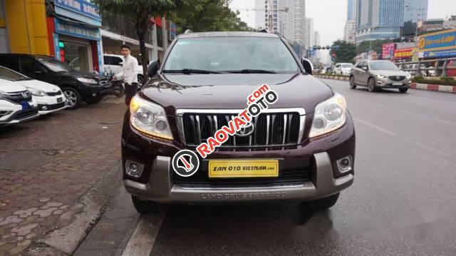 Bán Toyota Land Cruiser Prado TXL đời 2010, màu nâu  -0