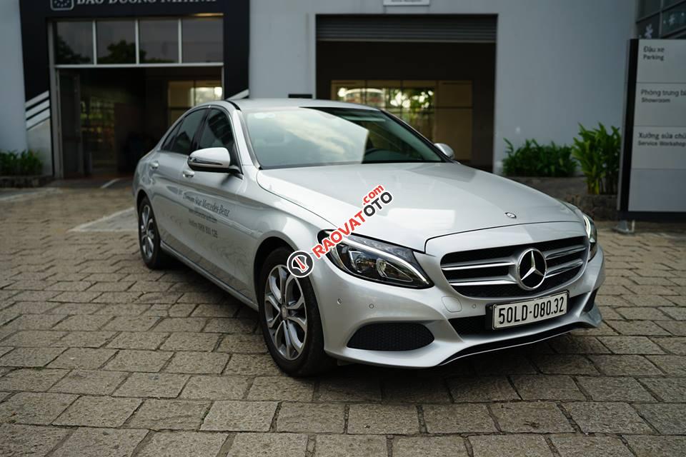 Bán xe Mercedes C200 2016, xe công ty chỉ 360 triệu nhận xe ngay với gói vay cực ưu đãi-0