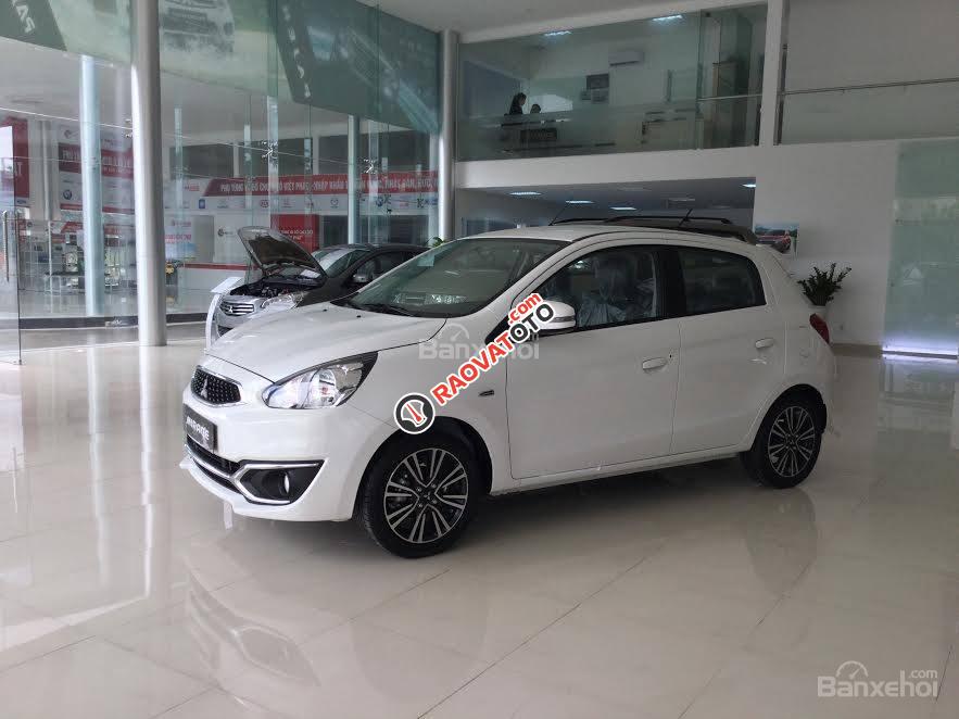 Cần bán xe Mitsubishi Mirage đời 2017, màu trắng giá tốt tại Quảng Nam, LH Quang 0905596067 hỗ trợ vay nhanh-1