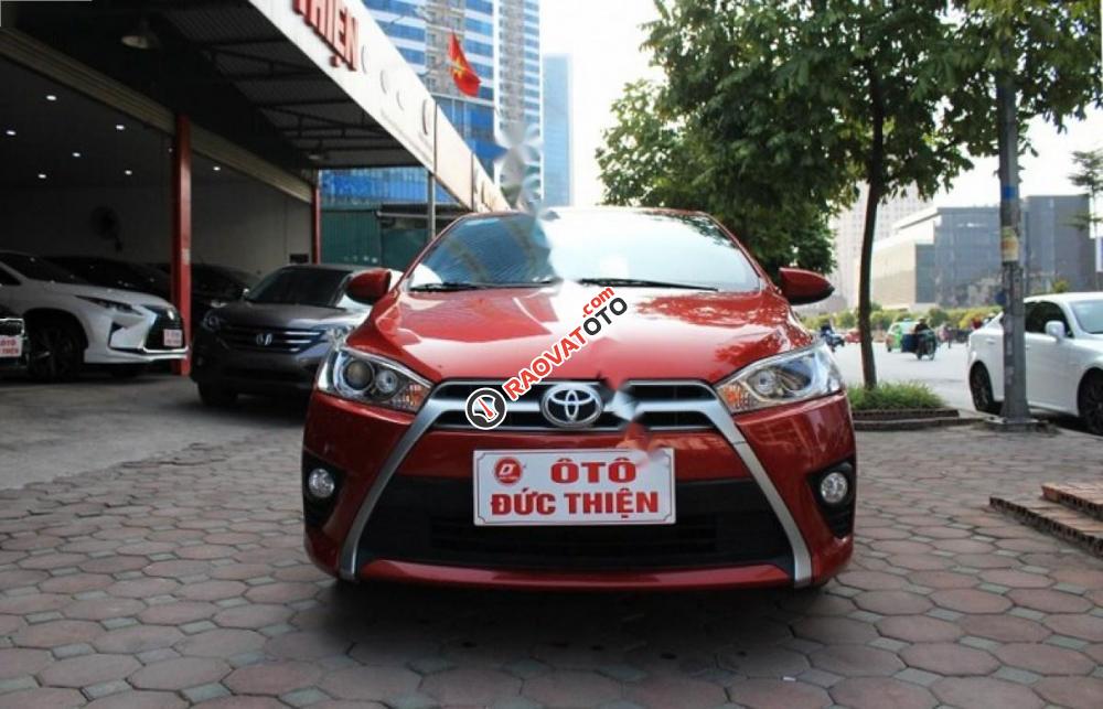 Bán xe Toyota Yaris 1.3G đời 2014, màu đỏ, nhập khẩu như mới-1