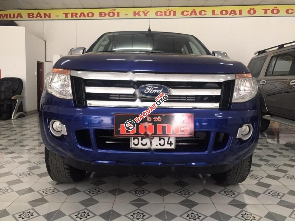 Bán xe Ford Ranger XLT 2.2L 4x4 MT đời 2014, màu xanh lam, nhập khẩu Thái, giá 510tr-1