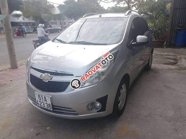 Bán xe Chevrolet Spark đời 2011, màu bạc  -1