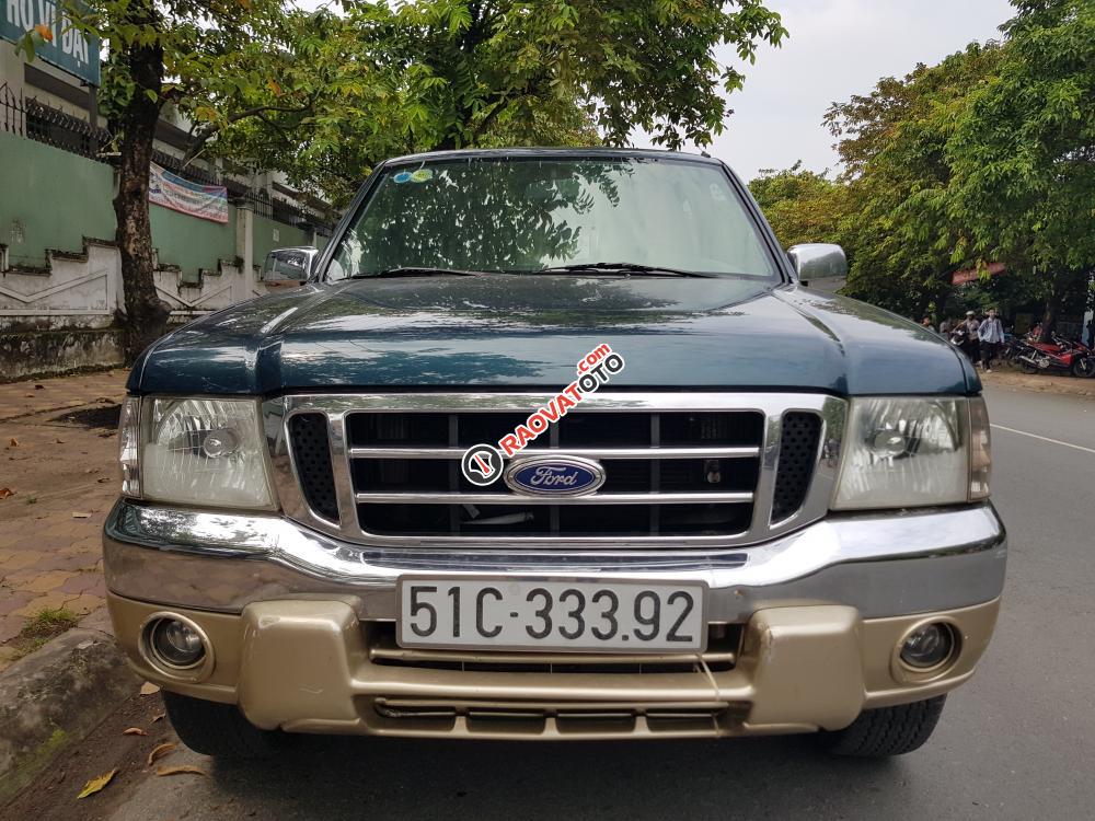 Bán Ford Ranger (XLT) 4x4MT sản xuất 2004, màu xanh, gia đình sử dụng mới 95%-1