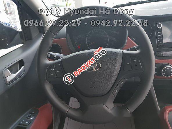 Cần bán Hyundai Grand i10 đời 2017, màu xanh lam, giá tốt-29