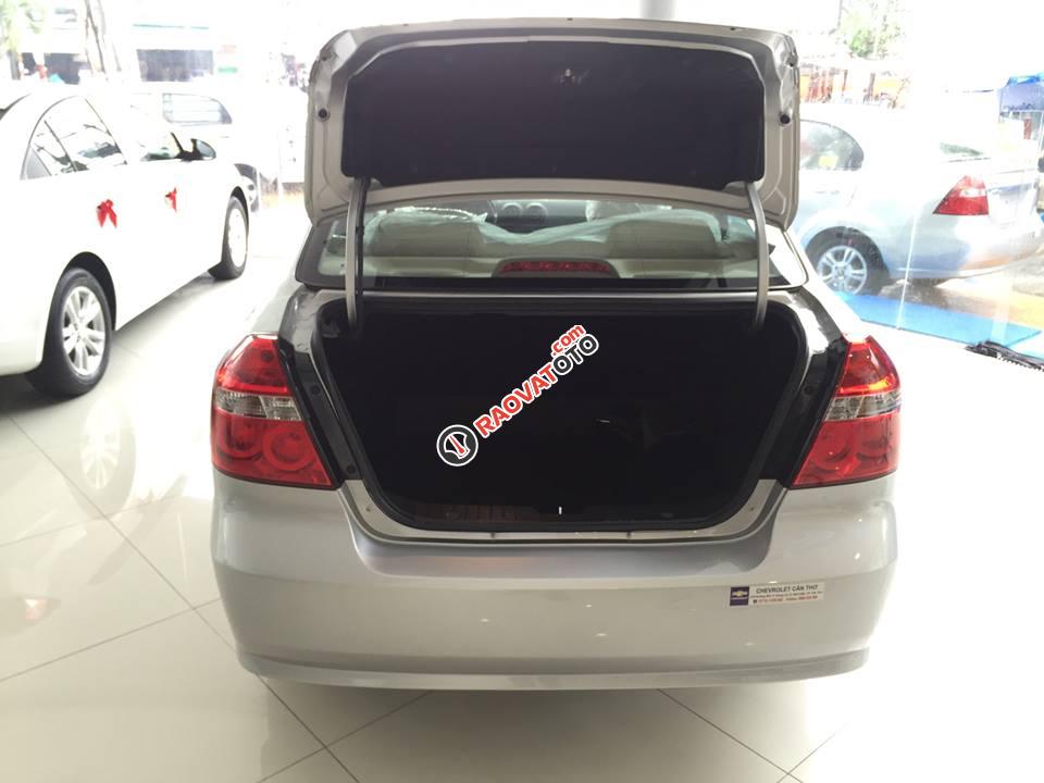 Chevrolet Aveo LT màu bạc, mua xe trả góp, lãi suất ưu đãi- LH: 090.102.7.102 Huyền Chevrolet-1