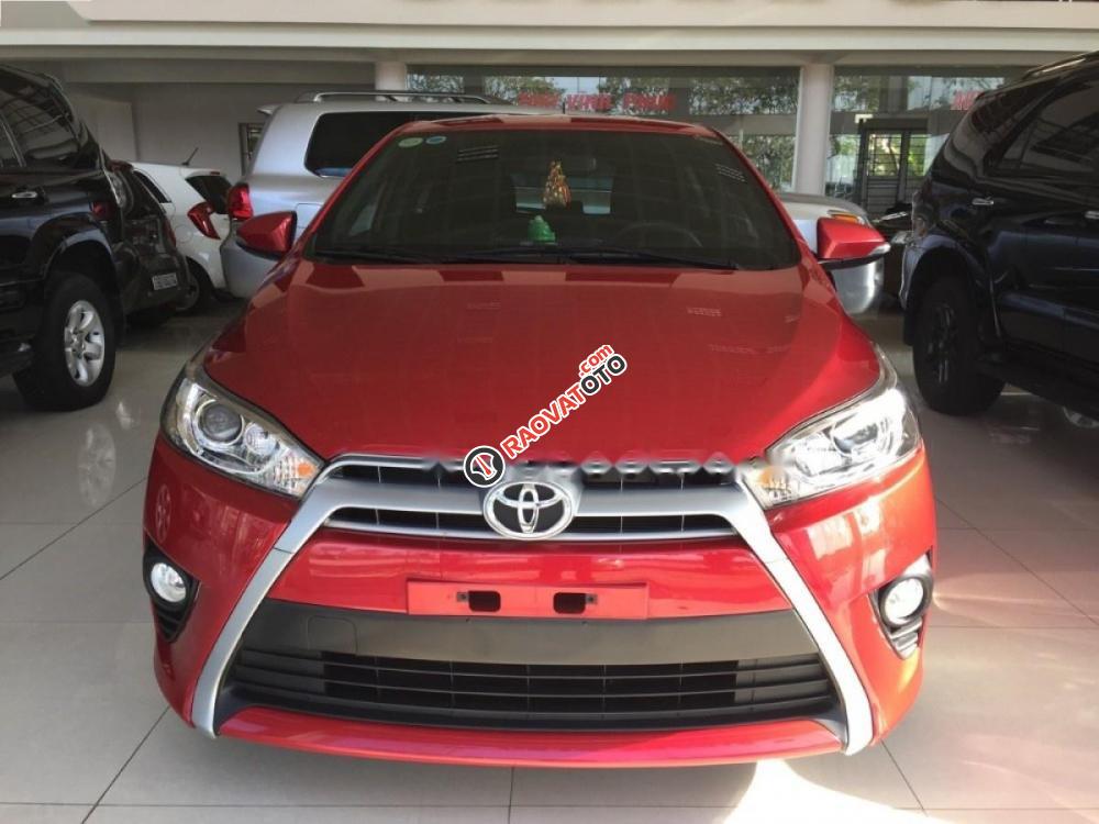 Bán Toyota Yaris 1.3G 2014, màu đỏ, nhập khẩu số tự động-1