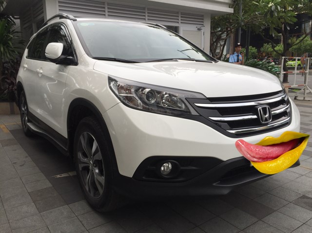 Bán ô tô Honda CR V đời 2014, màu trắng, nhập khẩu chính hãng, xe gia đình, 740tr-4