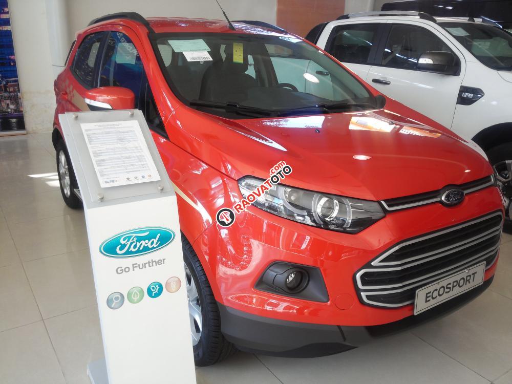 EcoSport Trend 1.5 MT 2017, màu đỏ, giá hot, hỗ trợ vay 80%-2