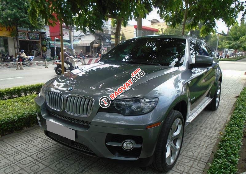 Bán xe BMW X6 3.0 full option 2008, ĐK 2009, màu xanh đá-0