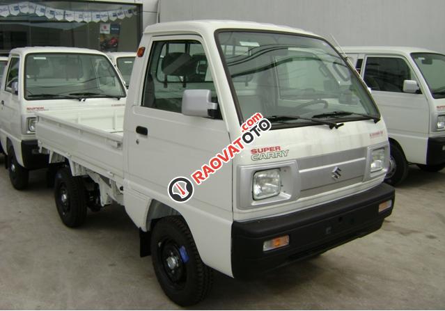 Bán xe tải 5 tạ Suzuki Carry Truck thùng lửng, xe giao ngay. LH: 0985.547.829-0