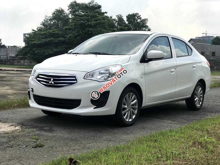 Bán xe Mitsubishi Attrage, màu trắng, nhập khẩu nguyên chiếc, 450tr-0