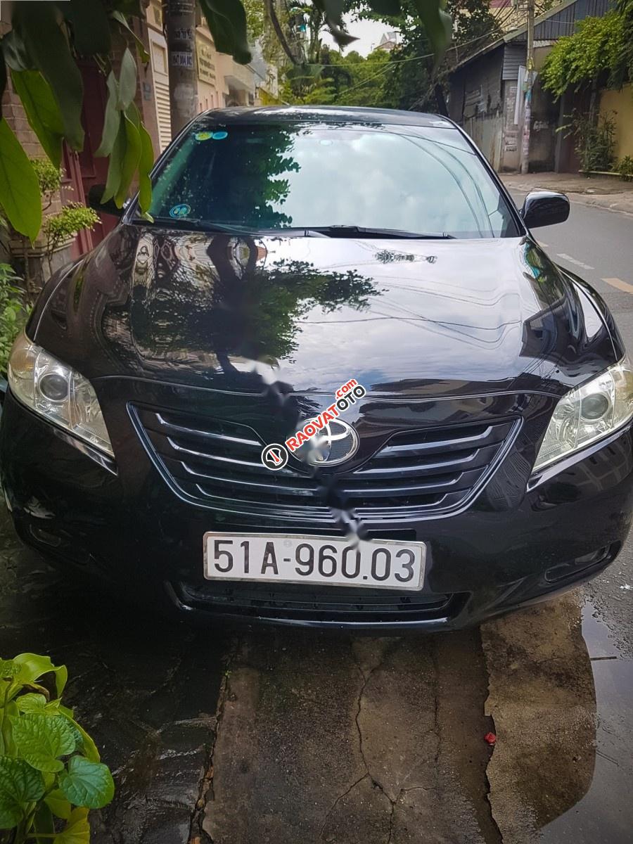 Bán Toyota Camry 2.4 Le 2008, màu đen, nhập khẩu, giá 670tr-0