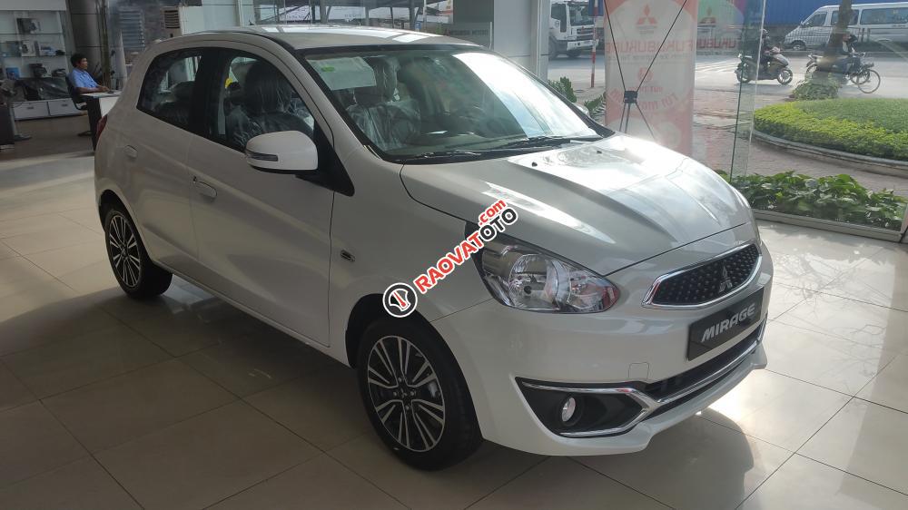 [Mitsubishi Quảng Ninh] Bán Mitsubishi Mirage CVT 2017, màu trắng, xe nhập giá chỉ 475 triệu-3