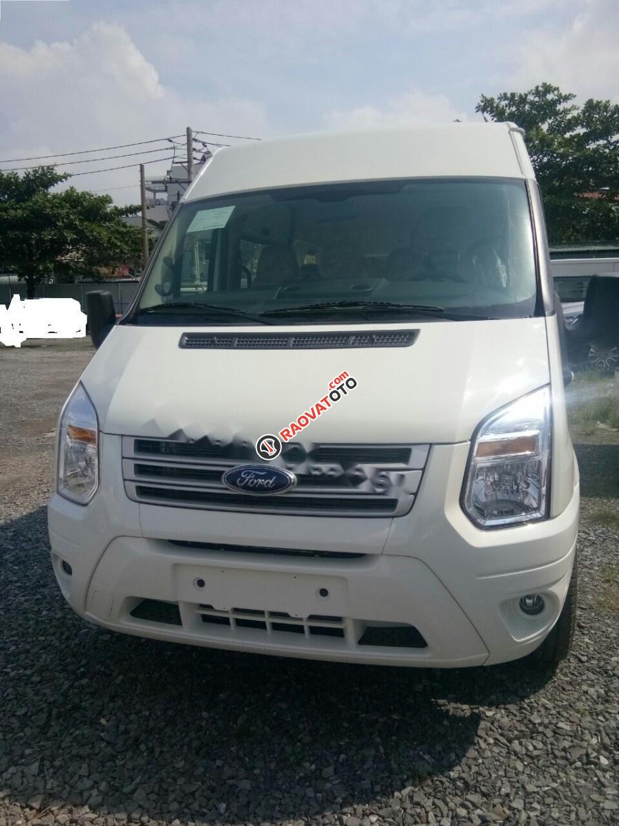 Cần bán Ford Transit SVP đời 2017, màu trắng-1