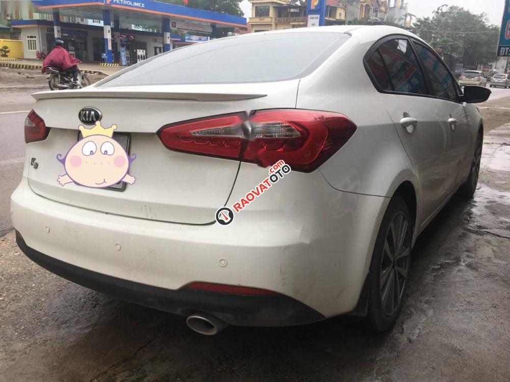 Cần bán xe Kia K3 1.6 MT năm 2015, màu trắng số sàn-1