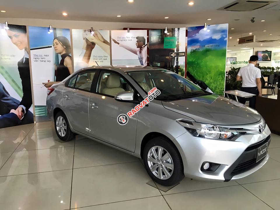 Bán Toyota Vios 1.5E(CVT) đời 2018, đủ màu, KM cực lớn giảm trực tiếp tiền mặt-5