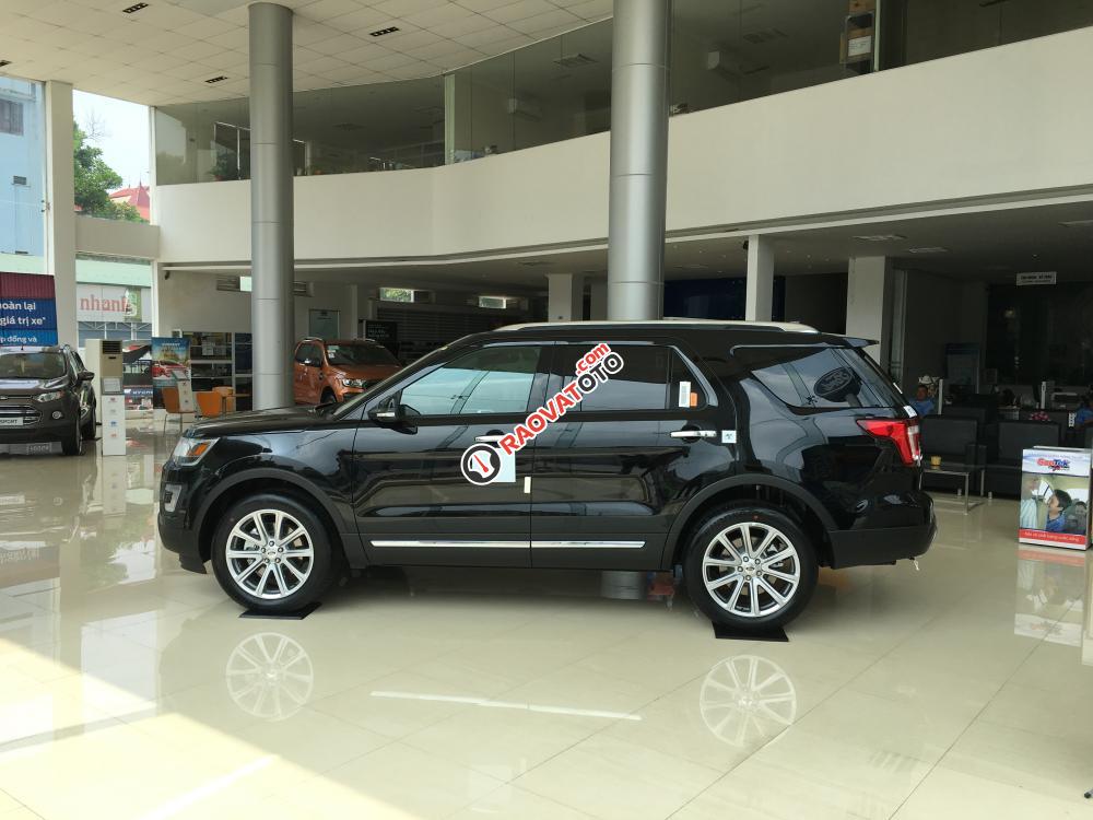 Bán Ford Explorer 2.3L Ecoboost Limited 2017, màu đen, trả góp 90% giao xe ngay-7