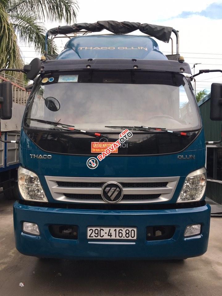 Bán xe Thaco Ollin 8 tấn đời 2015, màu xanh, giá 350 triệu-3