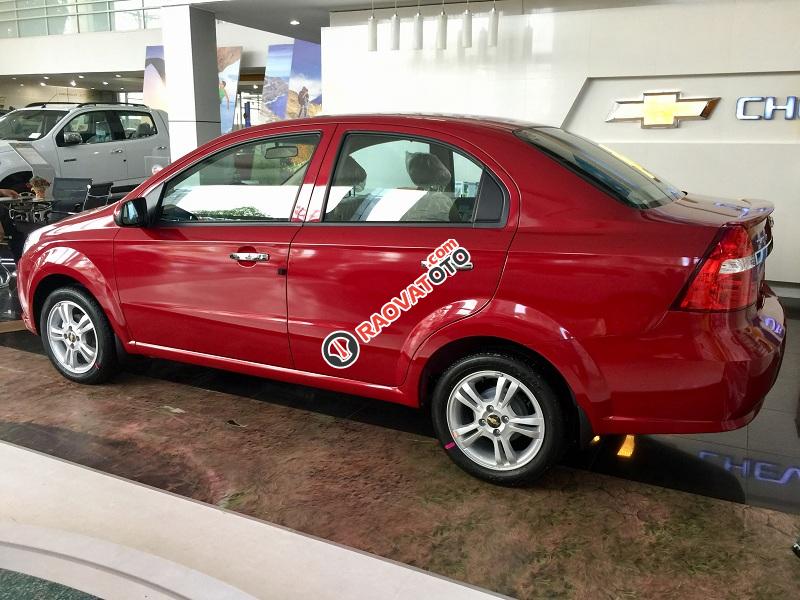 Chevrolet Aveo LT màu đỏ, mua xe trả góp, lãi suất ưu đãi- LH: 090.102.7.102 Huyền Chevrolet-3