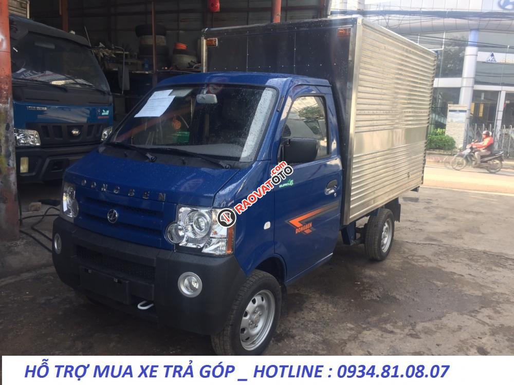 Xe tải nhỏ Dongben 870kg thùng mui bạt, thùng kín, thùng lửng trả góp-0