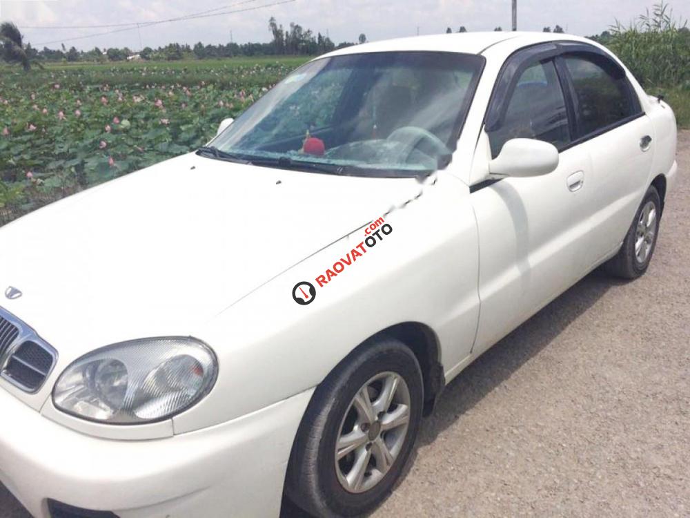 Bán Daewoo Lanos SX đời 2001, màu trắng xe gia đình, 92 triệu-3