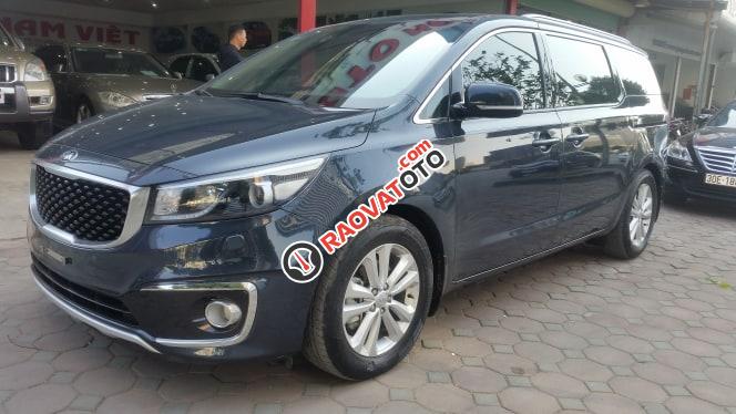 Bán xe Kia Sedona 3.3 GATH đời 2015, màu xám (ghi), nhập khẩu nguyên chiếc, giá chỉ 980 triệu-1