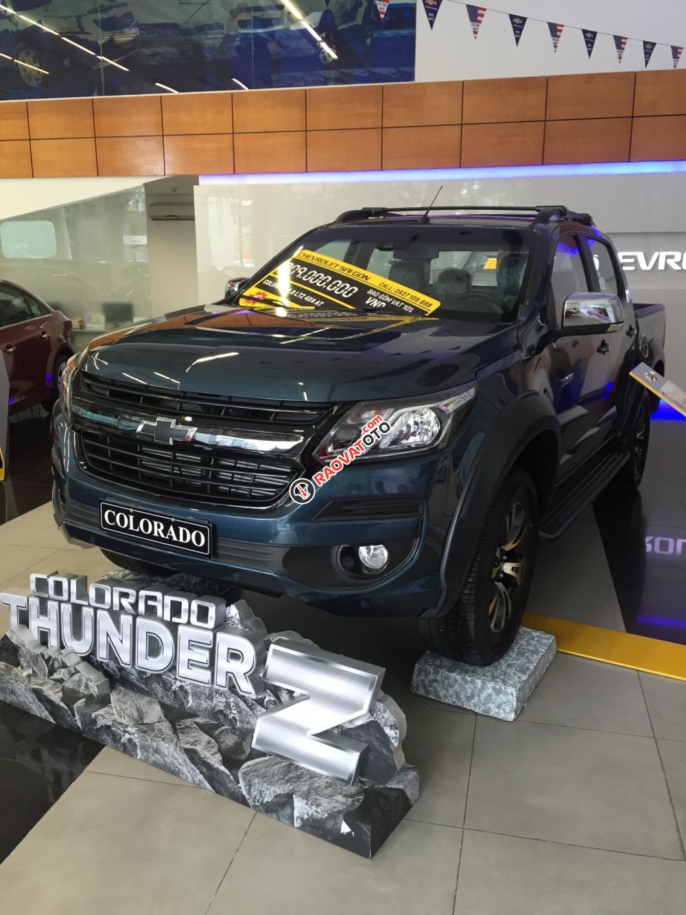 Bán ô tô Chevrolet Colorado đời 2017, màu xanh lam, xe nhập-6