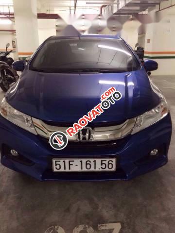 Bán Honda City đời 2015, màu xanh lam -2