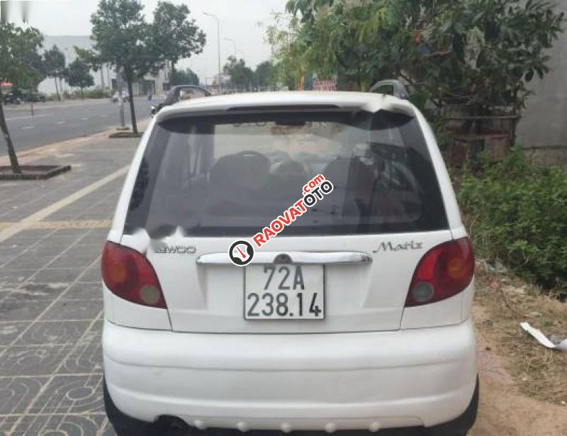 Bán Daewoo Matiz SE 0.8 MT 2008, màu trắng xe gia đình, 115 triệu-1