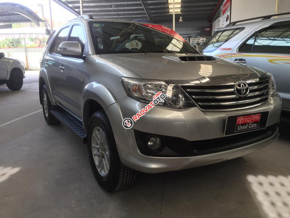 Bán ô tô Toyota Fortuner G đời 2015, màu bạc. Hỗ trợ vay 70%-0