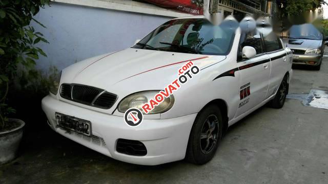 Bán Daewoo Lanos đời 2002, màu trắng-1