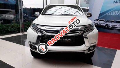 Bán xe Mitsubishi Pajero Sport 2017, màu trắng, tại Quảng Nam, giá tốt, LH Quang 0905596067, hỗ trợ vay tốt-0