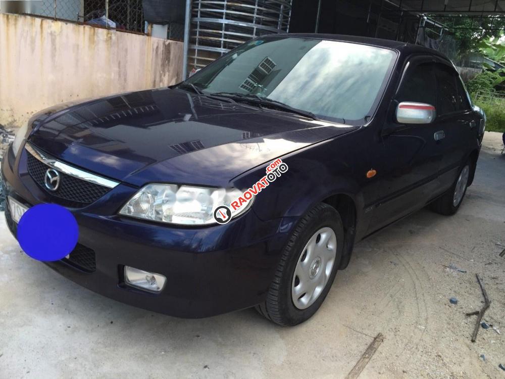 Bán Mazda 323 2001, màu xanh lam chính chủ, 159tr-3